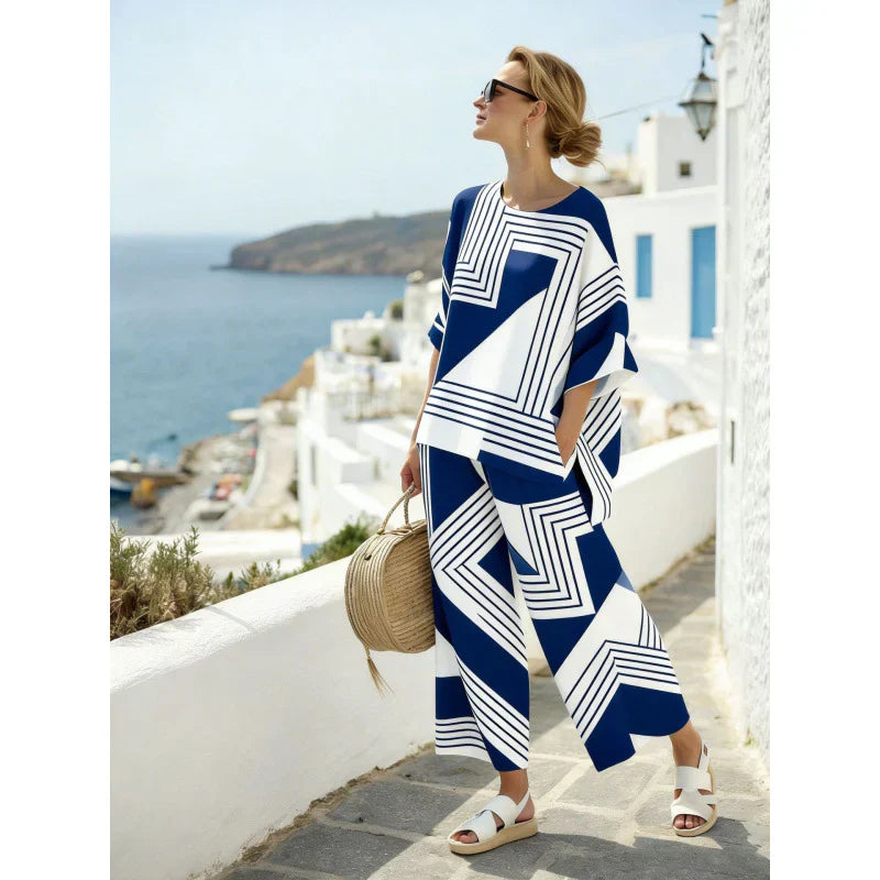 Blue Pattern / 3XL