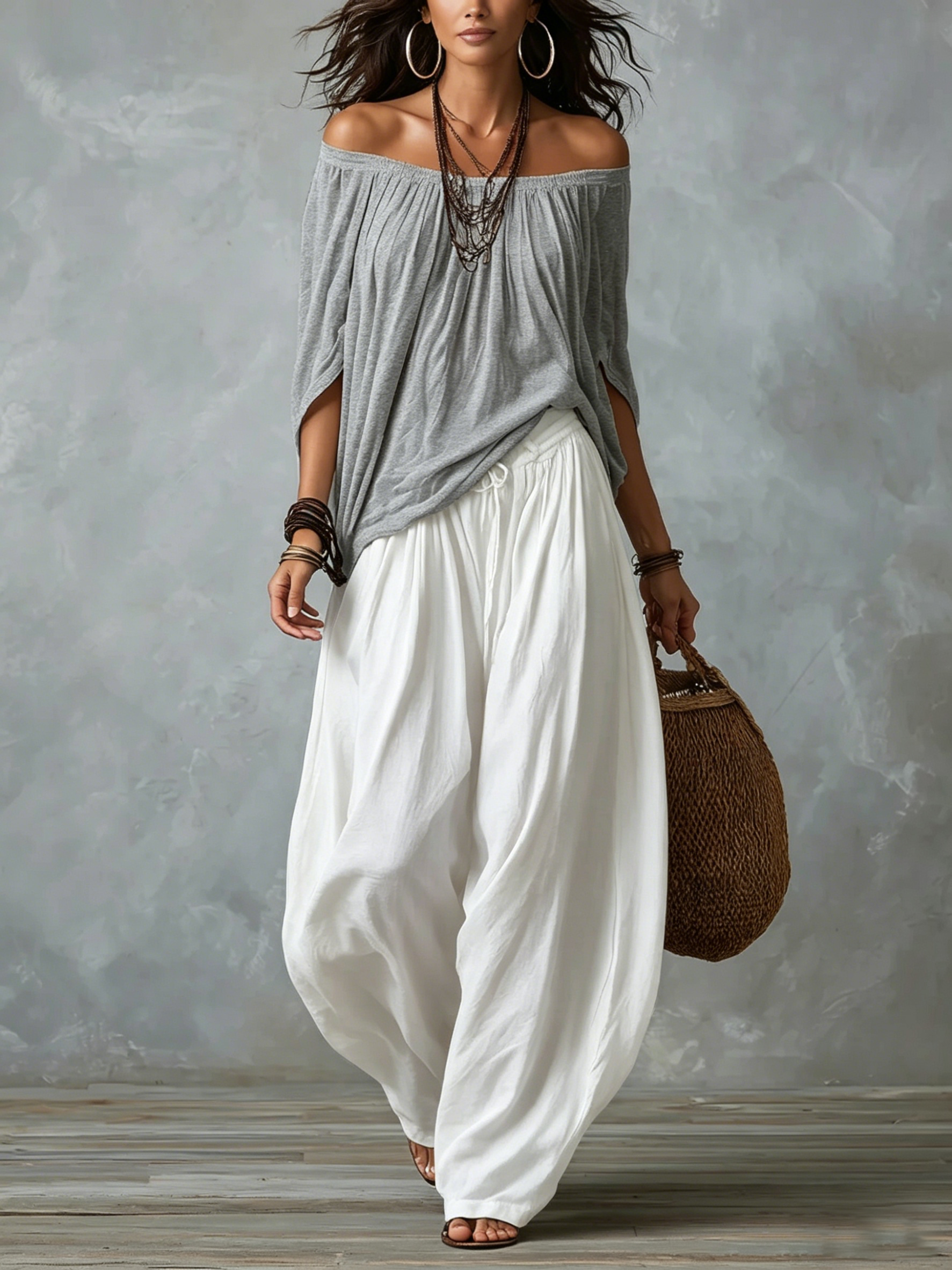Grey White / 2XL